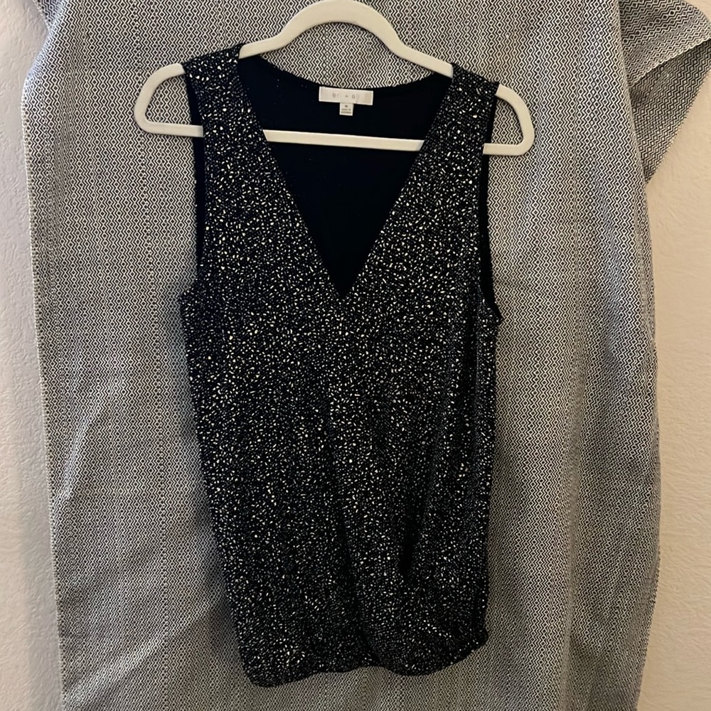 Wrap/drape front tank- Holiday ✨